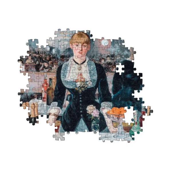 CLEMENTONI PUZZLE MUSEUM COLLECTION MANET: A BAR AT THE FOLIES-BERGER 1000 PCS