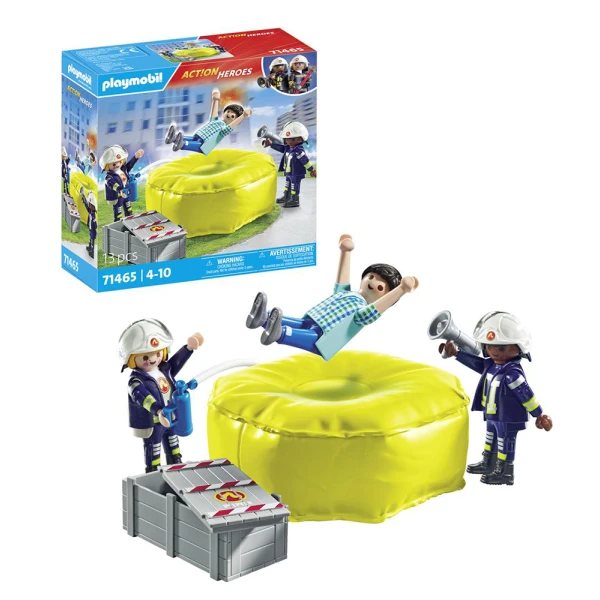 PLAYMOBIL CITY ACTION FIREFIGHTER WITH AIR PILLOW