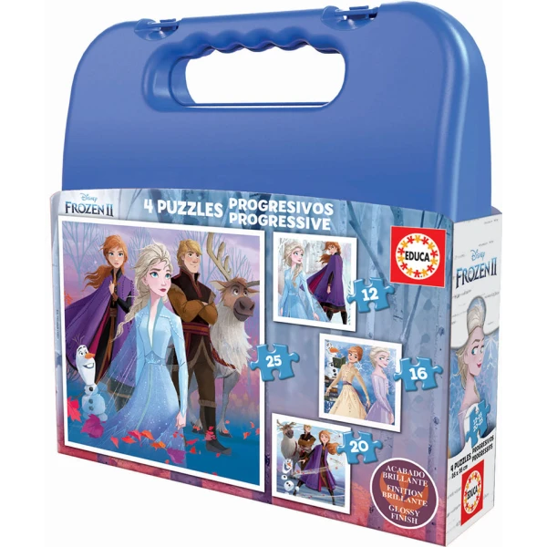 EDUCA PUZZLE PROGRESSIVE 12-16-20-25 pcs FROZEN