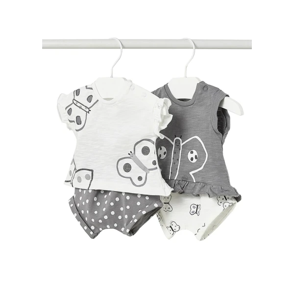 MAYORAL SHORT SET 4 pcs GREY