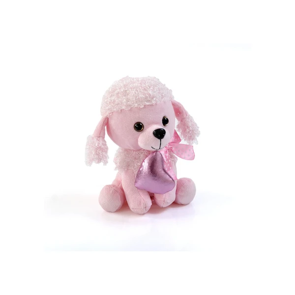 PLUSH PUPPIE WITH HEART 17 cm - 3 DESIGNS