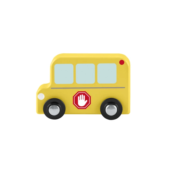 FISHER PRICE WOODEN VEHICLE SET 
