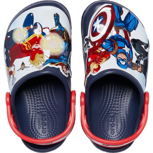 CROCS FL AVENGERS PATCH CLOG K NAVY