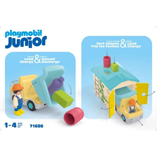 PLAYMOBIL JUNIOR ΦΟΡΤΗΓΟ ΜΕ ΓΚΑΡΑΖ
