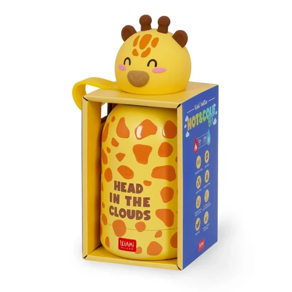 LEGAMI KIDS STAINLEES STEEL BOTTLE - GIRAFFE
