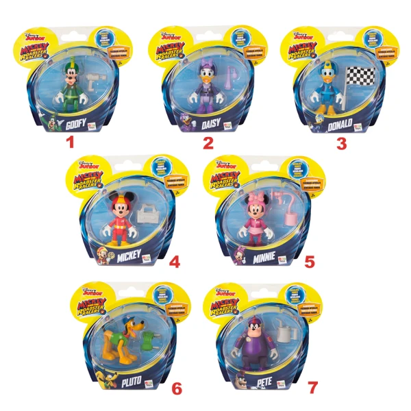 ΜΟΝΗ ΦΙΓΟΥΡΑ ROADSTER RACERS MICKEY & FRIENDS - 7 ΣΧΕΔΙΑ