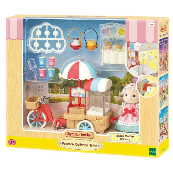THE SYLVANIAN FAMILIES POPCORN DELIVERY TRIKE 5653