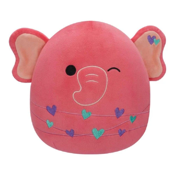 SQUISHMALLOWS VALENTINE PLUSH 13 cm W2 - KYLA THE PINK ELEPHANT