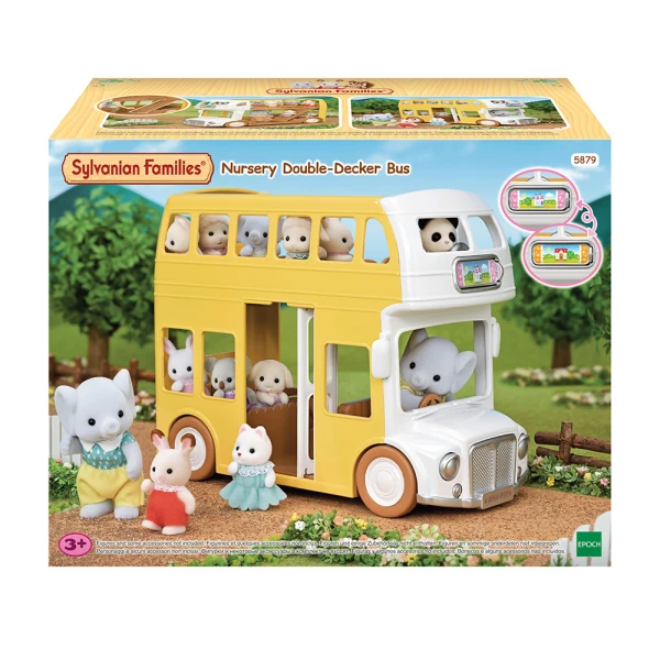 THE SYLVANIAN FAMILIES NURSERY DOUBLE-DECKER BUS