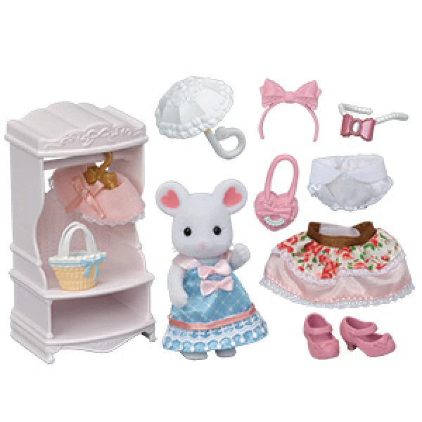 THE SYLVANIAN FAMILIES ΣΕΤ ΜΟΔΑΣ ΜΕ ΡΟΥΧΑ 5540