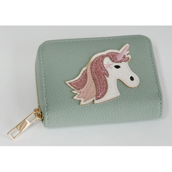 KIS ME WALLET UNICORN SORBET GREEN