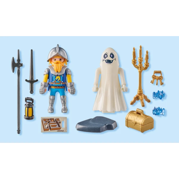 PLAYMOBIL NOVELMORE STARTER PACK GHOST AND NOVELMORE KNIGHT
