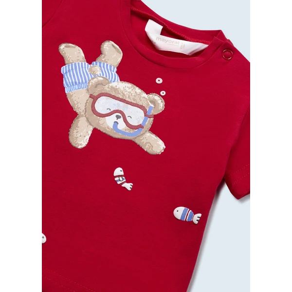 MAYORAL SET SWIMSUIT RED
