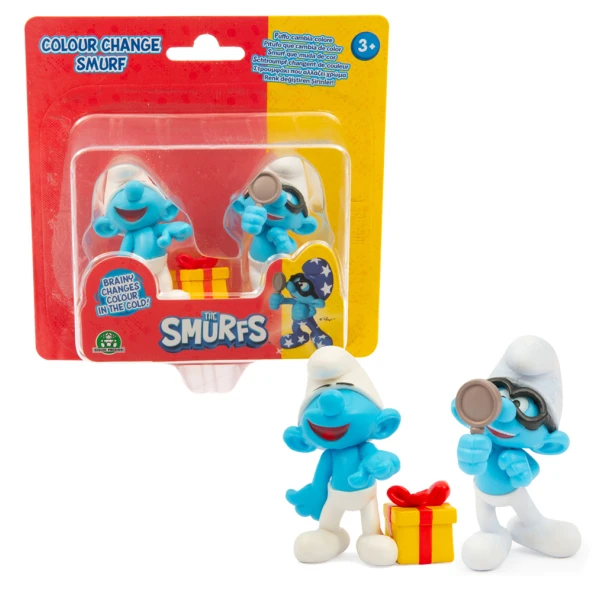 SMURFS 2 FIGURES 5 cm WITH COLOR CHANGE - SEVERAL DESIGNS