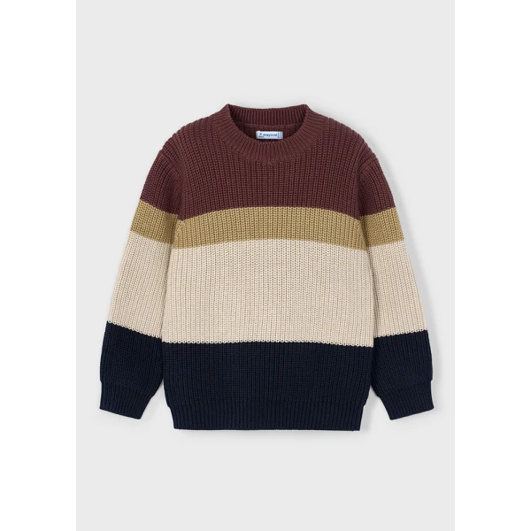 MAYORAL JERSEY BLOCKING PLUM 