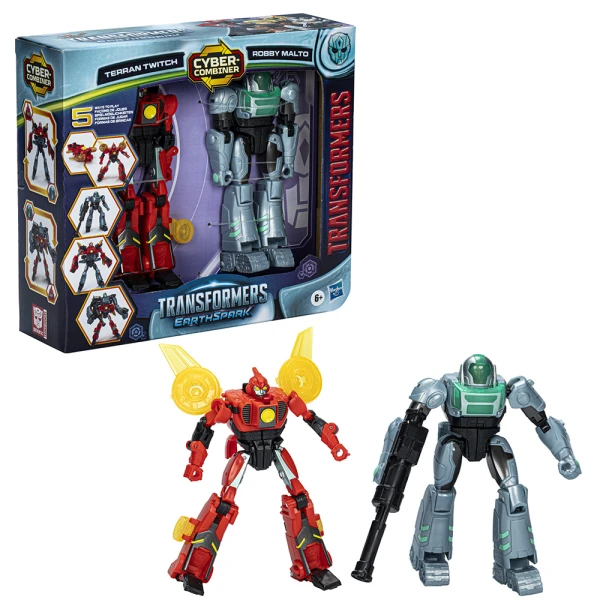TRANSFORMERS EARTHSPARK COMBINER 1 - TERRAN TWITCH & ROBBY MALTO