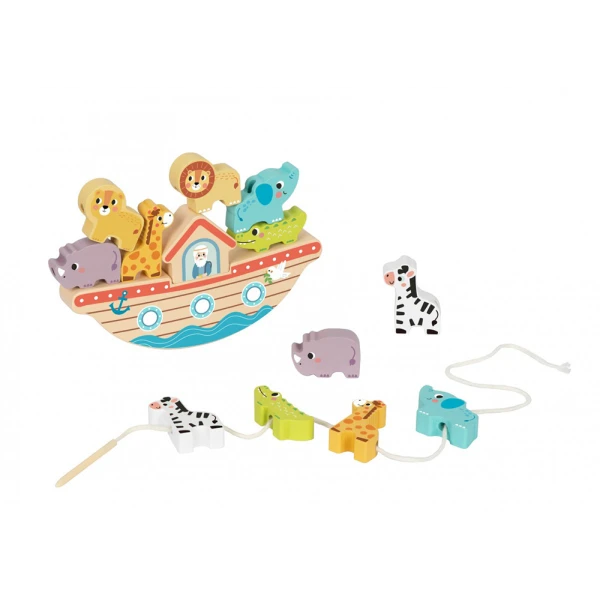 TOOKY TOY ΞΥΛΙΝΟ ΣΕΤ ΙΣΟΡΡΟΠΙΑΣ ΚΙΒΩΤΟΣ ΤΟΥ ΝΩΕ