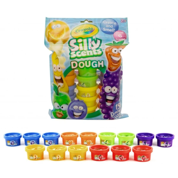 CRAYOLA SILLY SCENTS DOUGH PARTY ΣΕΤ ΜΕ 15 ΒΑΖΑΚΙΑ