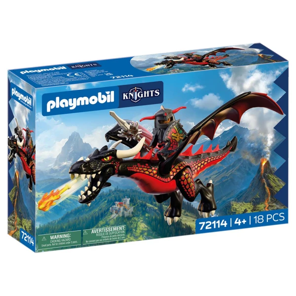 PLAYMOBIL KNIGHTS ΜΑΥΡΟΣ ΔΡΑΚΟΣ ΚΑΙ ΙΠΠΟΤΗΣ