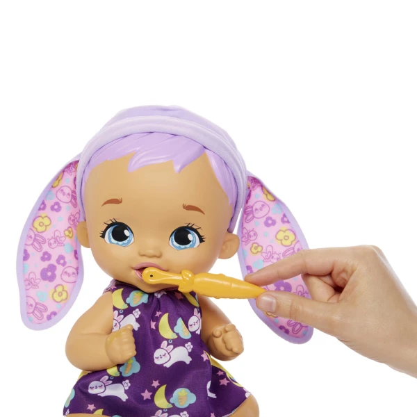 MY GARDEN BABY - BRUSH & SMILE LITTLE BUNNY BABY PINK HAIR