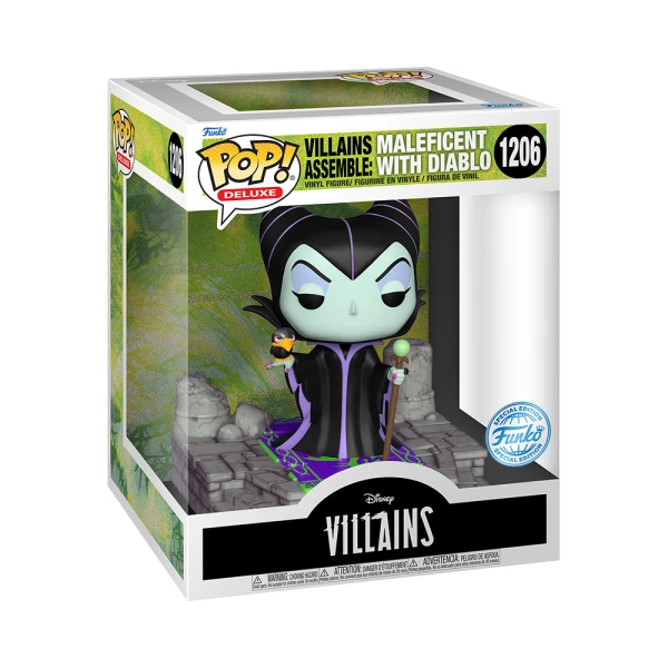 FUNKO POP! ΦΙΓΟΥΡΑ ΒΙΝΥΛΙΟΥ DELUXE DISNEY VILLAINS ASSEMBLE MALEFICENT DIABLO 1206