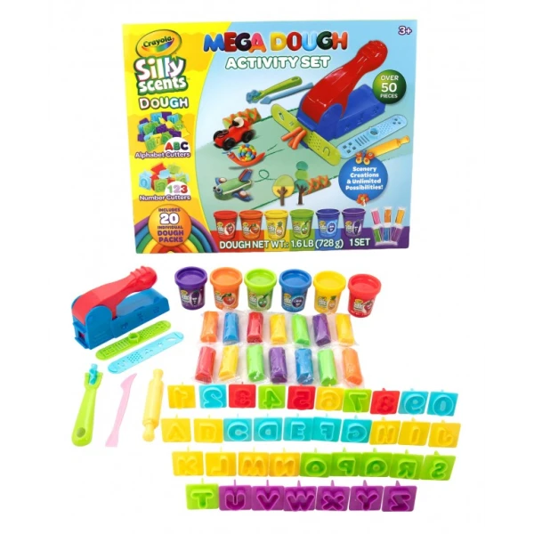 CRAYOLA SILLY SCENTS MEGA DOUGH ACTIVITY SET