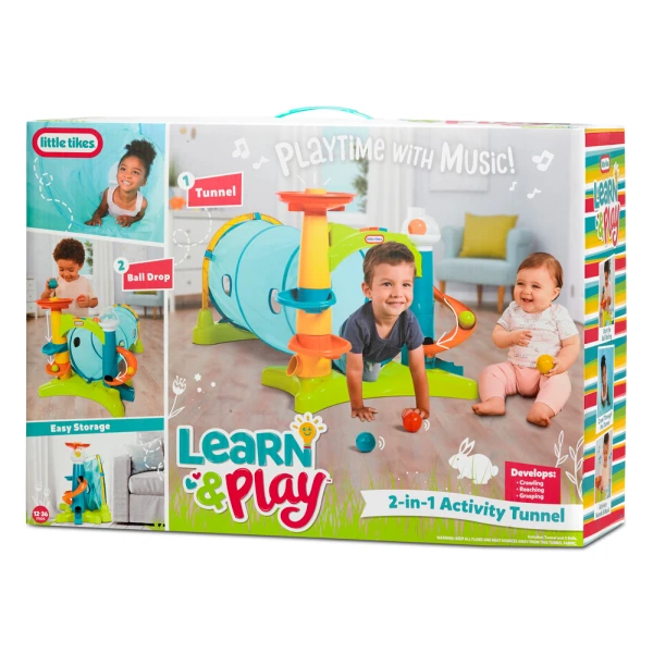 LITTLE TIKES ACTIVITIES TUNNEL 2 IN 1