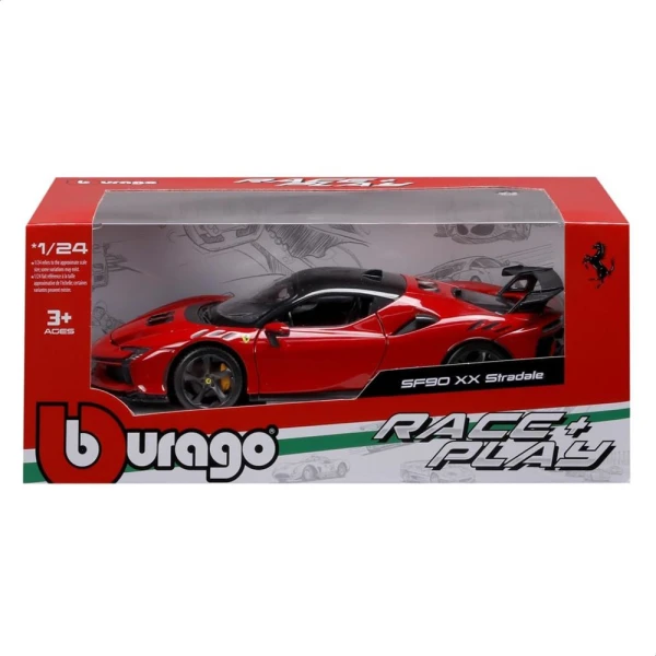 BBURAGO 1:24 FERRARI SF90 XX STRADALE RED