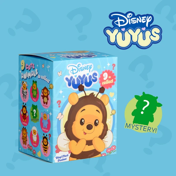 DISNEY YUYUS PLUSH KEYCHAIN SURPRISE WINNIE THE POOH