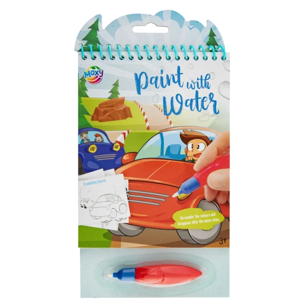 WATER PAINTING 23X14 cm 5 SHEETS INCLUDES PEN - 2 DESIGNS
