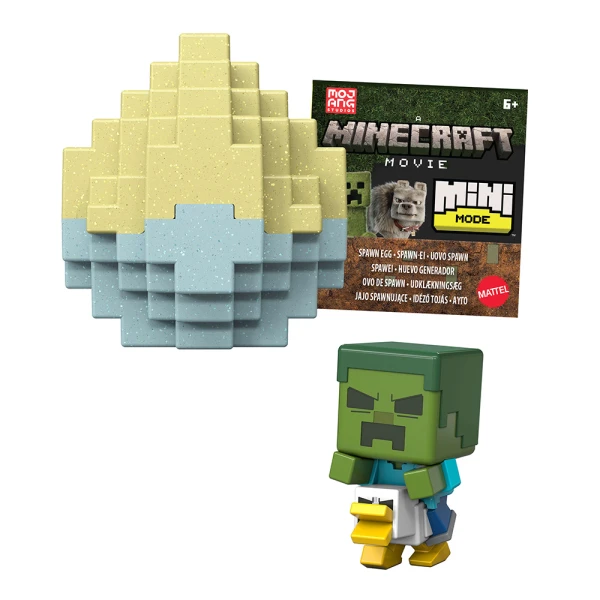 MINECRAFT MINI MODE SPWN EGG - ZOMBIE RIDING CHICKEN