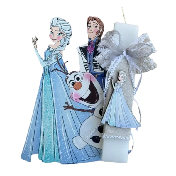 HANDMADE EASTER CANDLE ICE PRINCESS