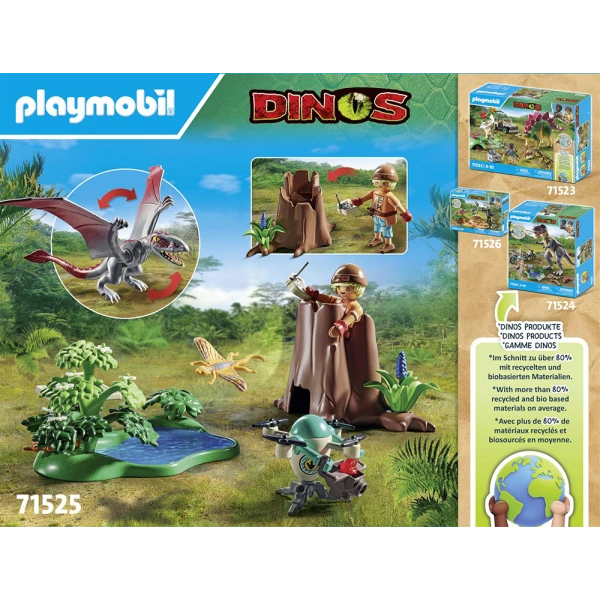 PLAYMOBIL DINOS OBSERVATORY FOR DIMORPHODON