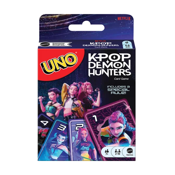 CARDS BOARD GAME UNO K-POP DEMON HUNTERS