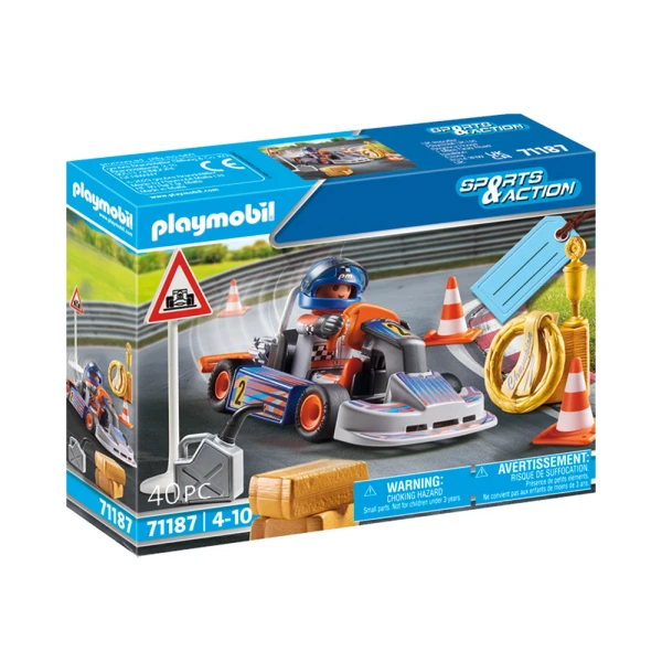 PLAYMOBIL SPORTS & ACTION GIFT SET GO-KART RACER