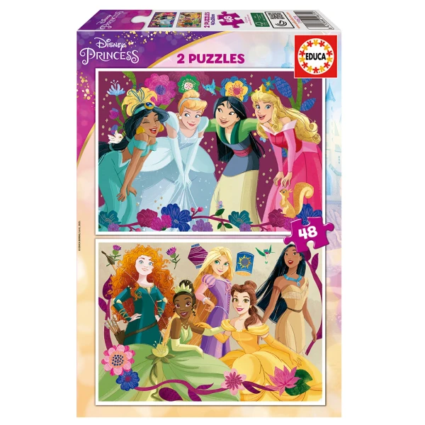 EDUCA ΠΑΖΛ 2X48 τεμ. DISNEY PRINCESS