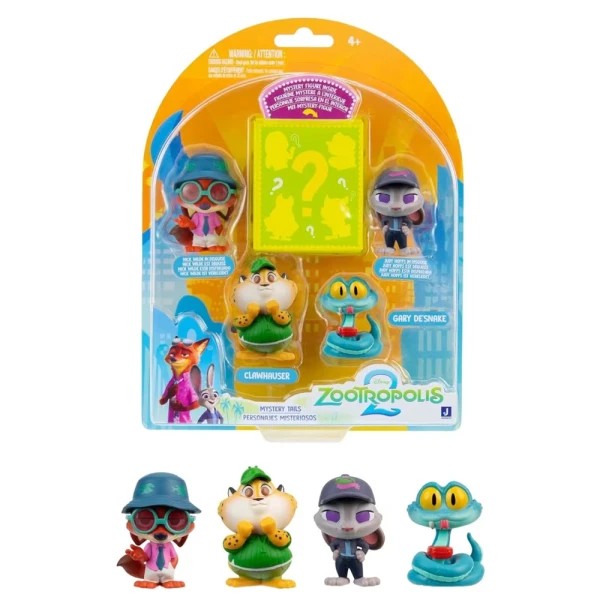 ZOOTOPIA SEMI-BLIND FIGURE SET 5pcs. 5cm.