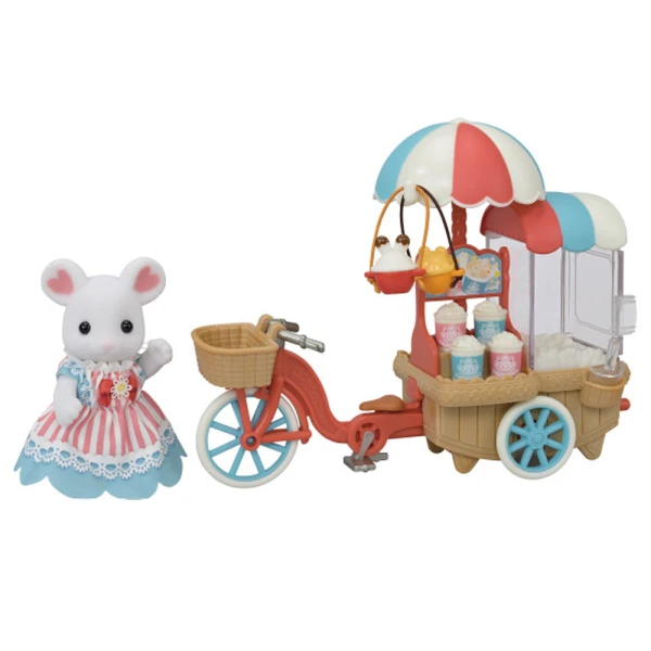 THE SYLVANIAN FAMILIES ΣΕΤ ΠΑΙΧΝΙΔΙΟΥ POP CORN DELIVERY TRIKE