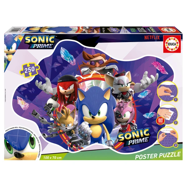 EDUCA ΠΑΖΛ 250 τεμ. - POSTER SONIC PRIME