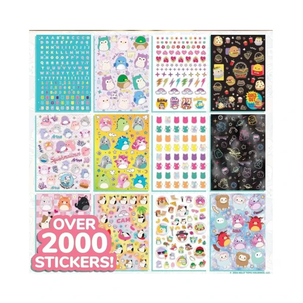 SQUISHMALLOWS - STICKER BOOK 2000+ STICKERS