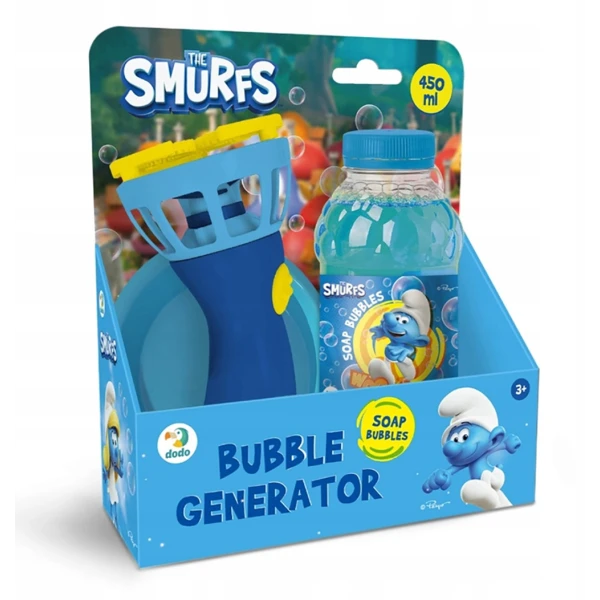 BUBBLE MACHINE 450ML - SMURFS