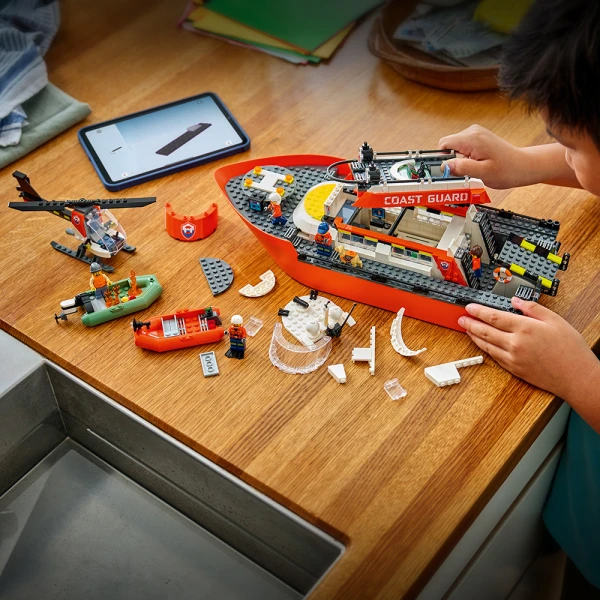 LEGO® CITY ΔΙΑΣΩΣΤΙΚΟ ΣΚΑΦΟΣ & ΕΛΙΚΟΠΤΕΡΟ ΑΚΤΟΦΥΛΑΚΗΣ