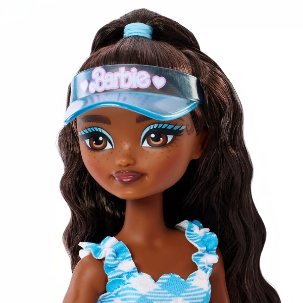 BARBIE DREAM BESTIES IMPULSE DOLL WITH CHECKERED LIGHT BLUE SWIMSUIT