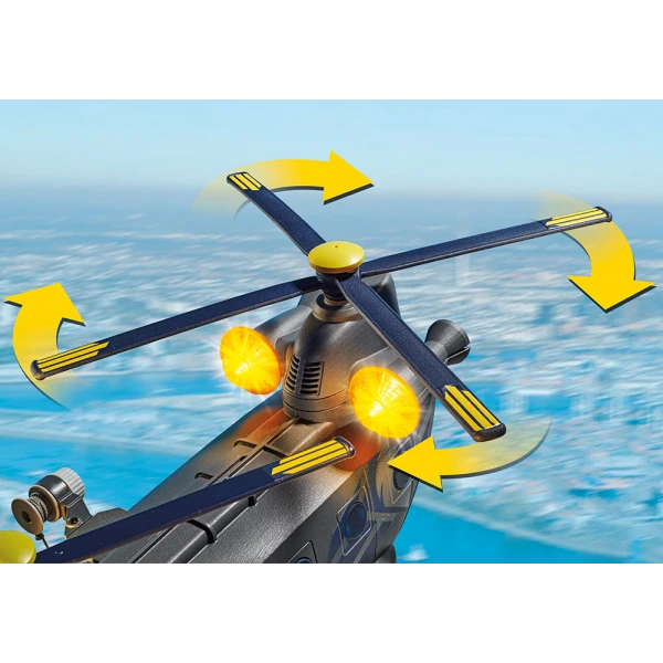 PLAYMOBIL CITY ACTION TACTICAL UNIT - RESCUE AIRCRAFT