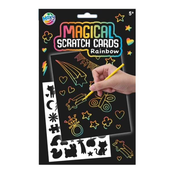 SCRATCH GLITTER-RAINBOW 4 ΦΥΛΛΑ A5 - 2 ΣΧΕΔΙΑ