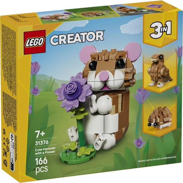 LEGO® CREATOR ΧΑΡΙΤΩΜΕΝΟ ΧΑΜΣΤΕΡ ΜΕ ΛΟΥΛΟΥΔΙ
