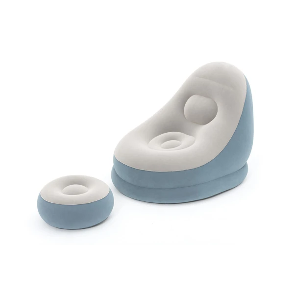 BESTWAY INFLATABLE 121X100X86 cm COMFORT CRUISER LOUNGE LIGHT BLUE