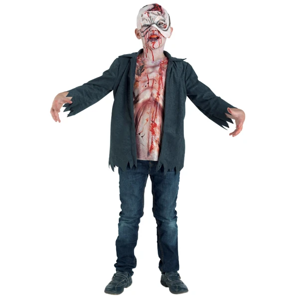 ΑΠΟΚΡΙΑΤΙΚΗ ΣΤΟΛΗ WALKING DEAD ΜΕ ΜΑΣΚΑ