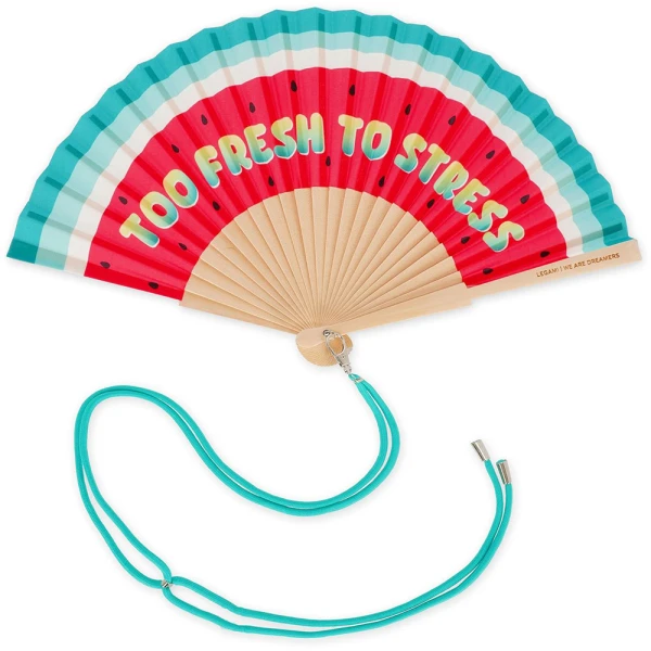LEGAMI FOLDING PAPER FAN WATERMELON