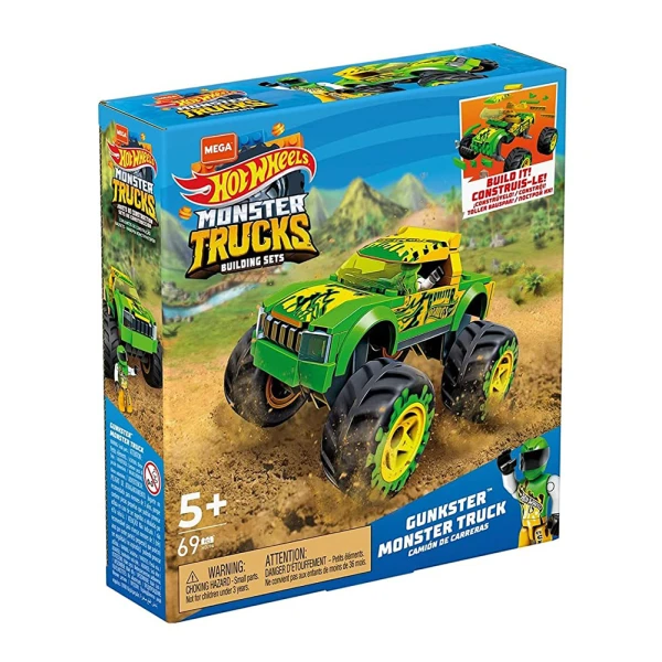 HOT WHEELS MIGHTY RACE ACE™ & GUNKSTER™ - ΠΡΑΣΙΝΟ